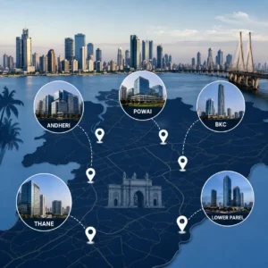 Recruitment coverage across Mumbai business hubs including BKC Andheri Powai Lower Parel and Thane